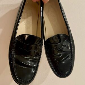 TODS patent leather loafers